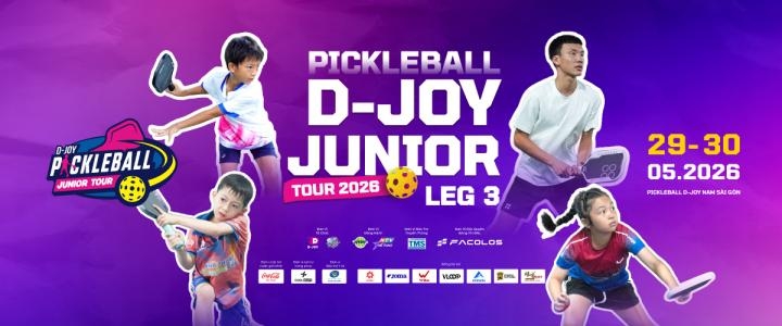 D-Joy Pickleball Junior Tour 2026 - Leg 3