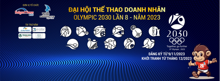 CHỨNG NHẬN ĐẠI HỘI THỂ THAO DOANH NHÂN OLYMPIC 2030 LẦN 8 - NĂM 2023