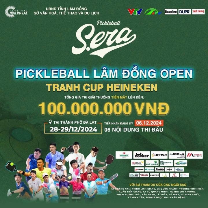 Pickleball Lâm Đồng Open 2024